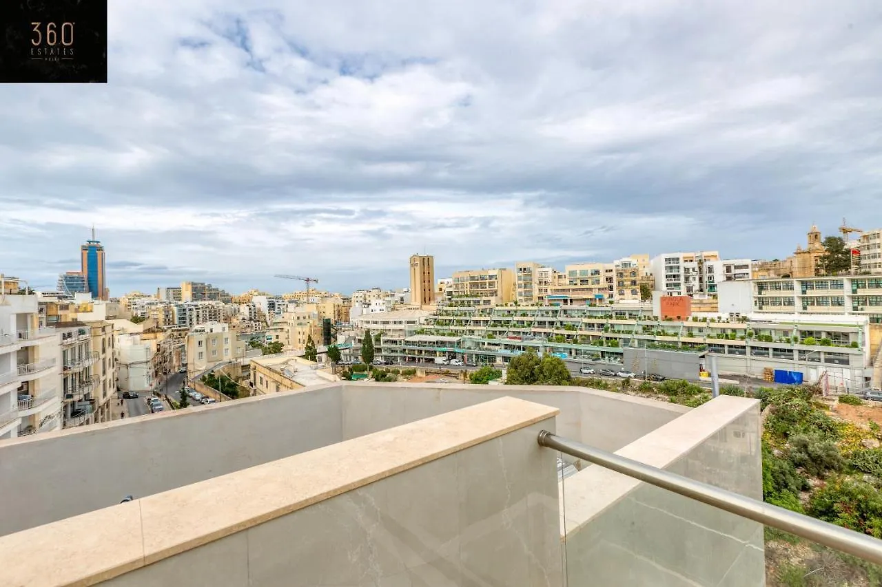 Duplex Penthouse In St. Julian'S With Views & Bbq By 360 Estates Apartment Sliema