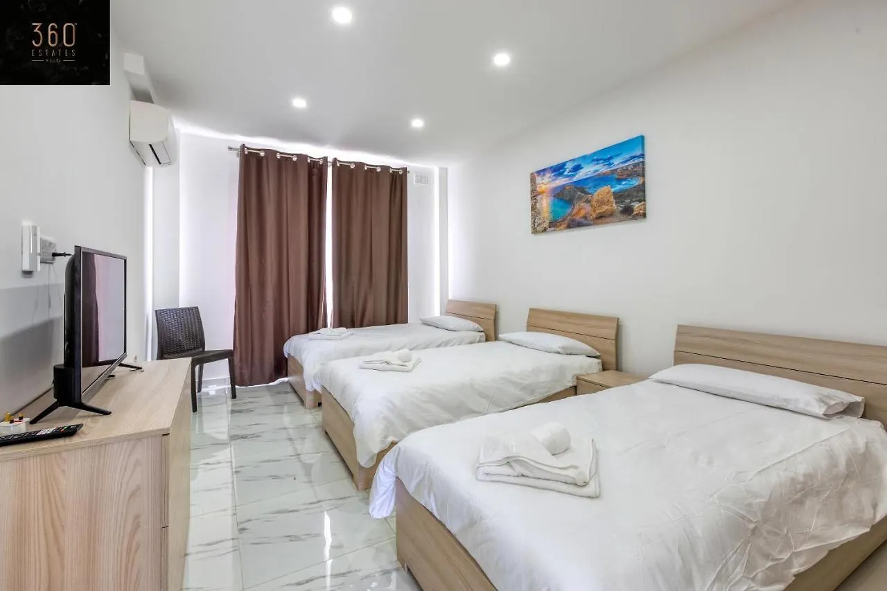 Duplex Penthouse In St. Julian'S With Views & Bbq By 360 Estates Apartment Sliema 0*,