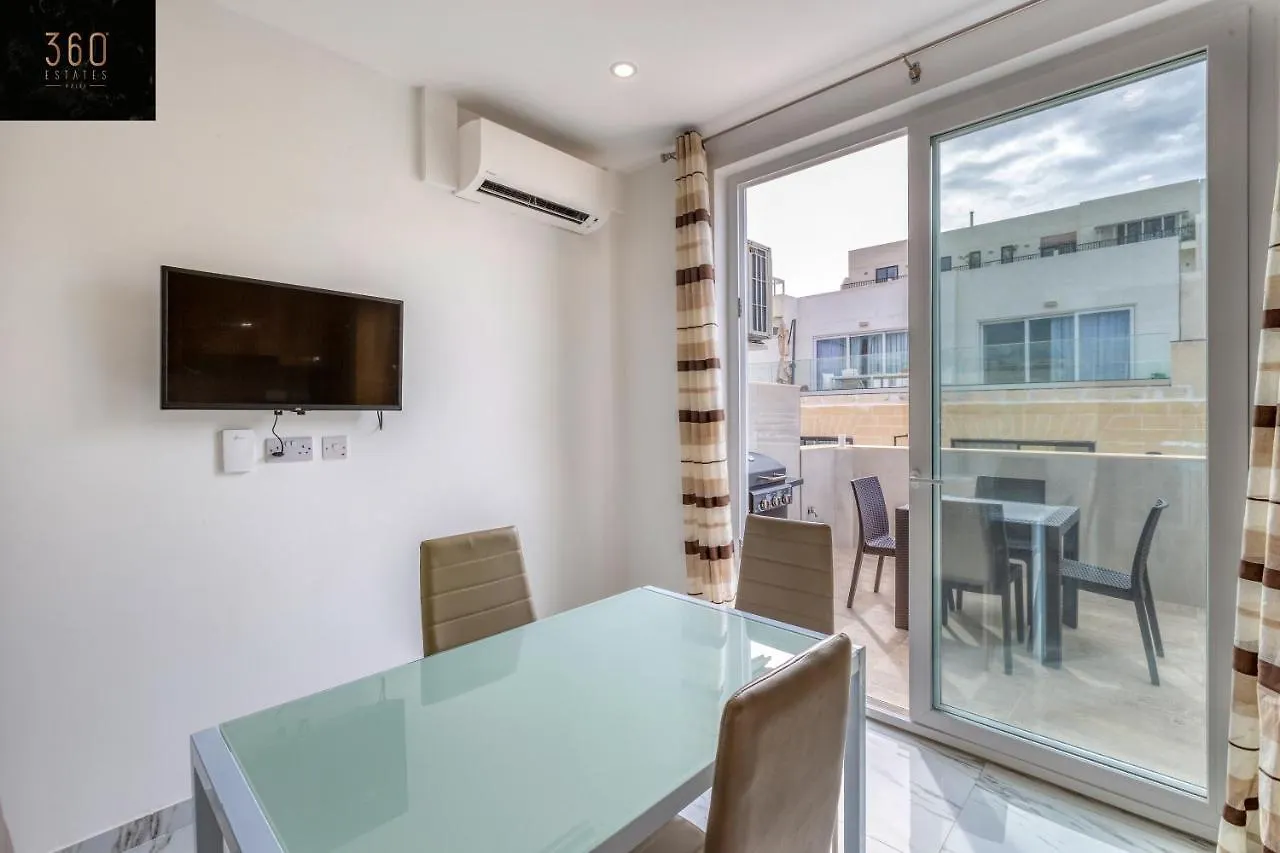 Duplex Penthouse In St. Julian'S With Views & Bbq By 360 Estates Apartment Sliema Malta