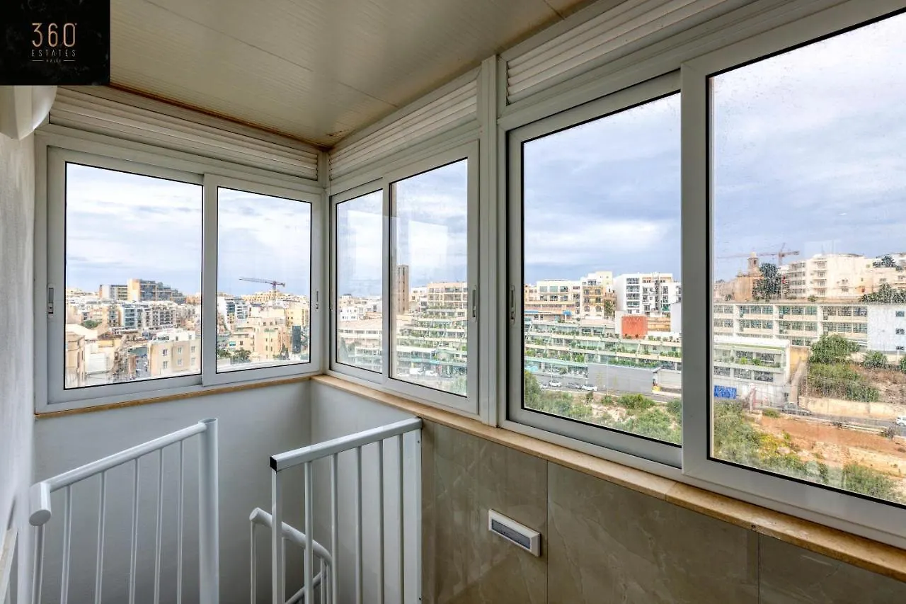Duplex Penthouse In St. Julian'S With Views & Bbq By 360 Estates Apartment Sliema